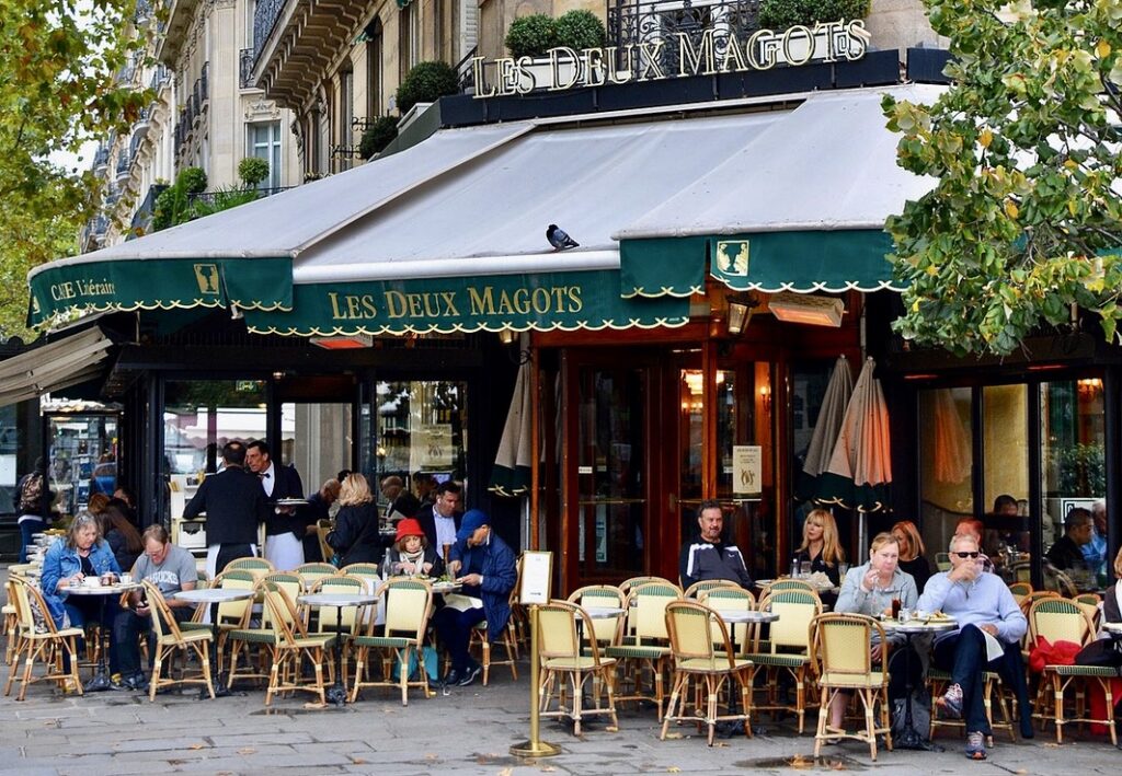 Les Deux Magots Café, Paris