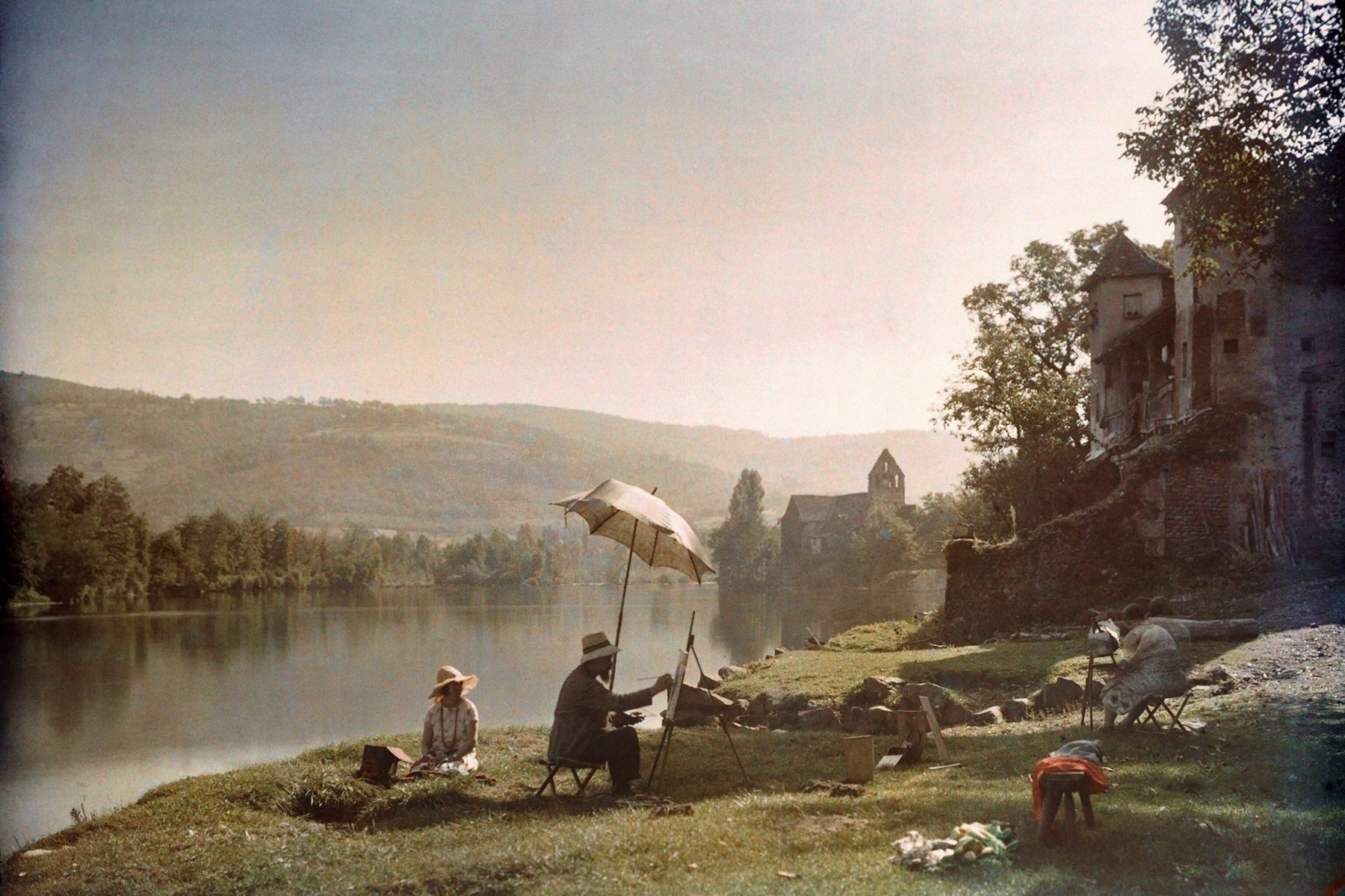 Scene in autochrome