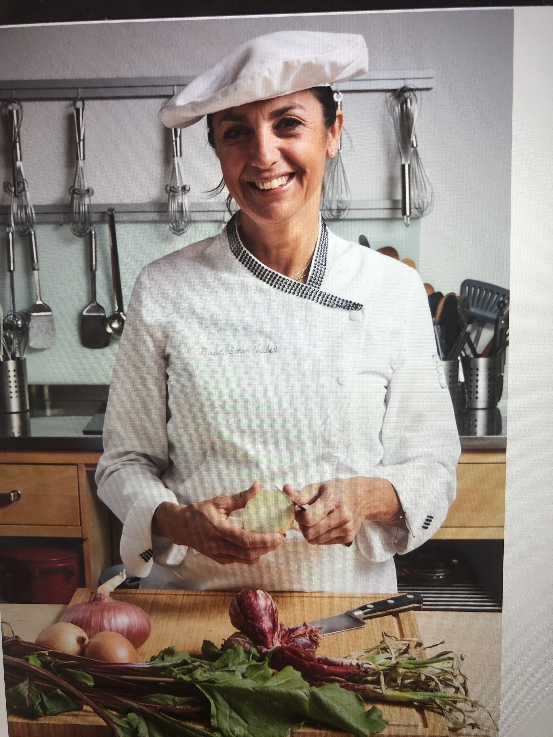 Laura cooking